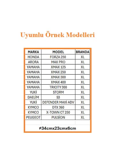 Proofmoto Universal Sele Brandası XL - X Large - XL Branda