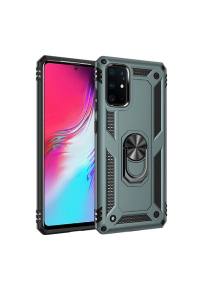 Ally Sm Galaxy Uyumlu S20+ Plus Yüzüklü Kılıf Armor Shockproof Ring Kılıf- 5775 Mh-hs8980-9298