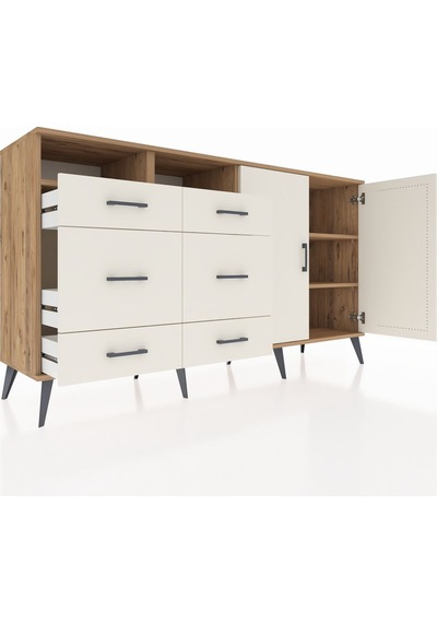 Hyperion Konsol 4 Raflı 6 Çekmeceli 2 Kapaklı 176x44x99 Çam-aytaşı Atlas Çam/aytası - Atlas Çam Hyperion Konsol 4 Raflı 6 Çekmeceli 2 Kapaklı 176x44x99 Çam-aytaşı Atlas Çam/aytası - Atlas Çam