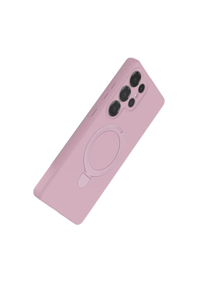Samsung Galaxy S25 Ultra Regal Magsafe Standlı Kapak - Açık Pembe