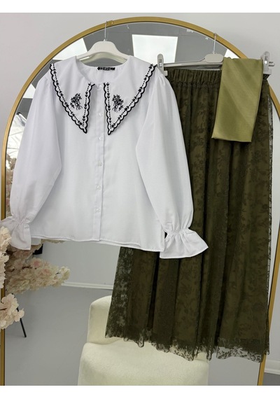 Lovie Moda Kadın İkili Takım Yeşil