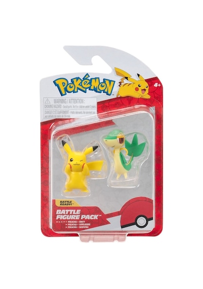 Pokemon Battle 2'li Figür Seti Pikachu & Snivy Pokemon