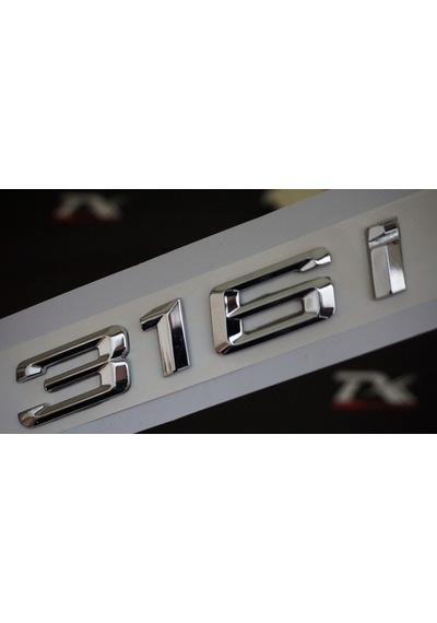 Dk Tuning Bmw 316i Bagaj Krom Metal Yazı Logo Arma