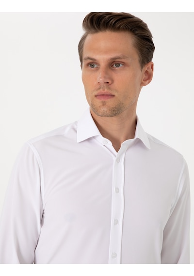 Pierre Cardin Erkek Beyaz Gömlek Desenli 50303958-vr013 Beyaz