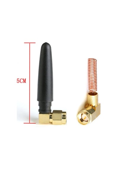433mhz Rf 3dbi Sma Erkek 90 Derece Anten 5cm Kablosuz Haberleşme Modül Cihaz Omni Radyo