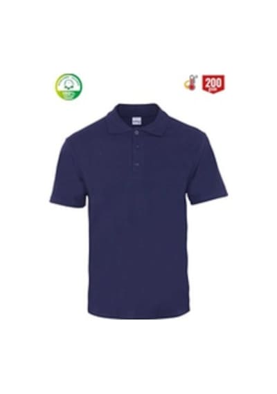 Myform 8101 Eco Polo Yaka Pike T-shırt - Lacivert Çok Renkli