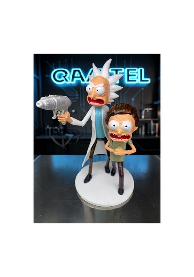 Rick Ve Morty 15 Cm Özel Tasarım Figür Seti - El Boyaması Koleksiyonluk Hobi Figürü