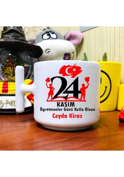 24 Kasım Öğretmenler Günü Kutlu Olsun Latte Fincanı