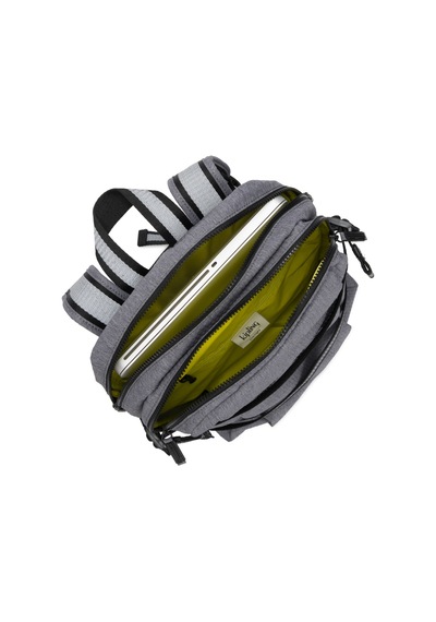 Kipling KIPLING Tamiko P Orta Boy Sırt Çantası GRİ CARBON EMBOSS REFLECTI