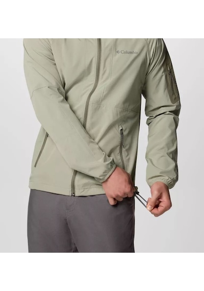 Columbia Men's Tall Heights Iı Hooded Softshell Hiking Jacket Wo0923 Yeşil