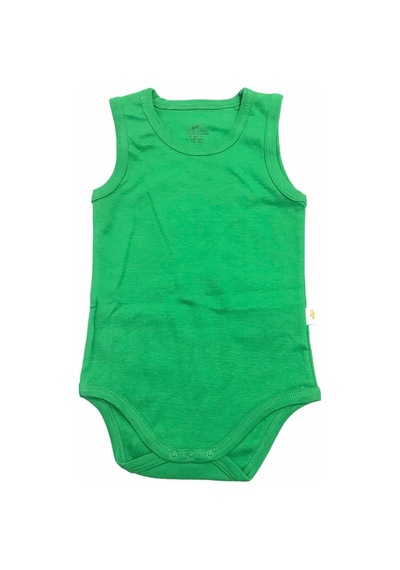 Mini Damla Damla Body Askılı Penye Yeşil