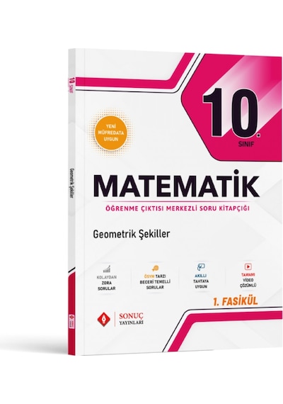 Sonuç Yayınları 10. Sınıf Matematik Set 2025 2026 Yeni Müfredat