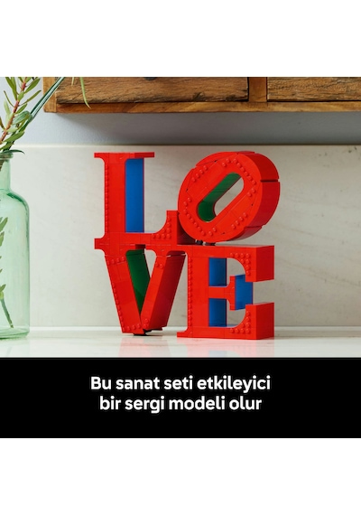 LEGO ® Art LOVE 31214 - Yetişkinler için Koleksiyonluk ve Dekoratif Tablo Yapım Seti (791 Parça)