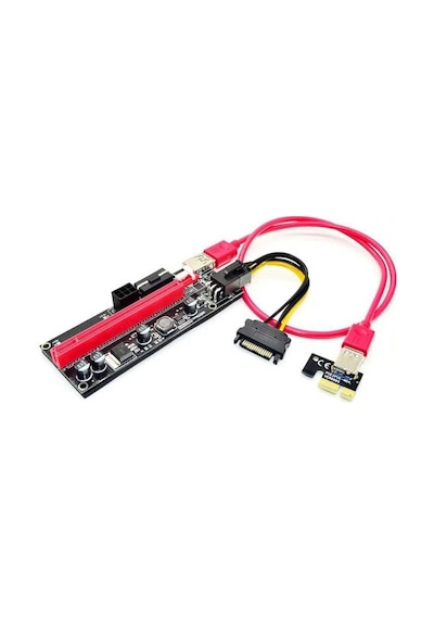 Pcı-E 1X - 16X Riser Kart Ver009S Usb 3.0