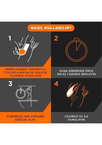 Men Duşta Tüy Dökücü Krem Erkeklere Özel, 2 X 150 Ml , Tüy Dökücü