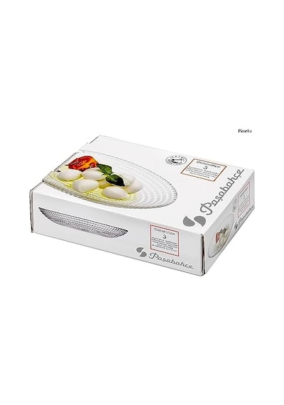 10487 Generation Kayık Tabak 16 Cm 3 Lü Açık Gri