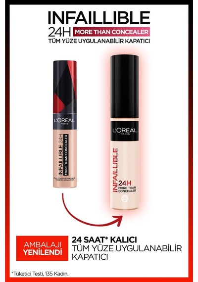 Infaillible Tüm Yüze Uygulanabilir Kapatıcı 327 Cool Rose Çok Renkli