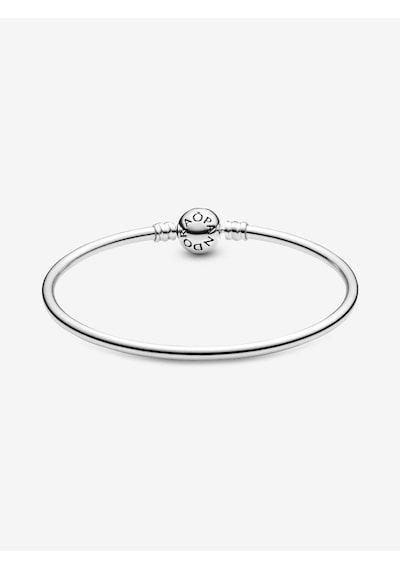 Dora&dora Logo Klipsli Bangle Bileklik 925 Ayar Gümüş 20 Cm Gümüş