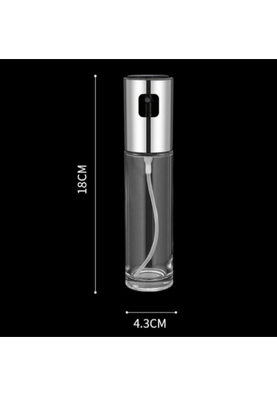 Biishe 100ml Kapasiteli Şeffaf Spreyli Yağdanlık Sosluk Yağ Püskürtücü Yağ Şişesi Çok Renkli