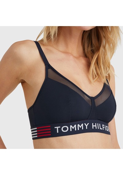 Tommy Hilfiger Tommy Hılfıger Kadın Spor Sütyeni Uw0uw03511-dw5 Lacivert