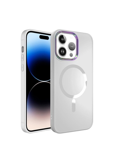 Apple Uyumlu iPhone  14 Pro Max Kılıf Magsafe Wireless Şarj Özellikli Stil Kapak