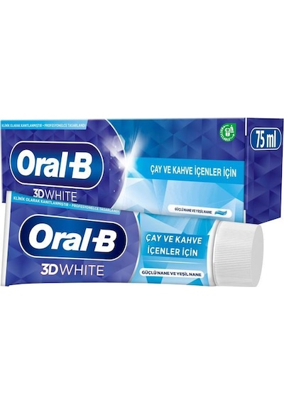 Oral-B Pro-3D White Çay ve Kahve İçenler İçin Diş Macunu 75 ML