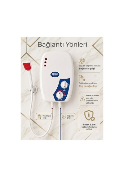 Elektrikli Şofben Sultan - Kurulum Yönlendirmeli