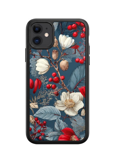 İphone 11 Uyumlu Winter Desenli Kamera Korumalı Darbelere Dayanıklı Kılıf 535-winter-iphone11
