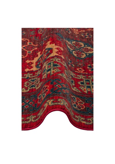 Hoom Rugs Cadis Kdm 06 Violet Yeni Zelanda Yünü El Emeği Kara Tezgah Halısı Kırmızı