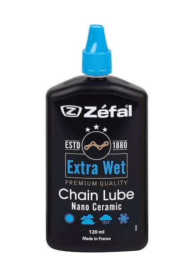 Zefal Extra Wet Bisiklet Zincir Yağı 120 Ml Nano Ceramic Siyah