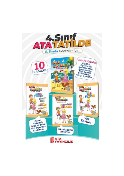Ata Yayıncılık 4. Sınıf Ata Tatilde Setimiz