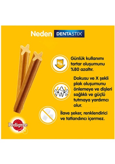 Pedigree Dentastix Köpek Ödülü Large 7 Li Paket 270 Gr