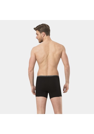 Türen Erkek Likralı Düğmeli Boxer 2'li Paket 135/siyah Siyah