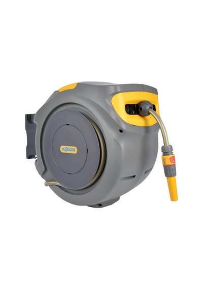 2401-3460h Duvara Monte 20 M Hortumlu Otomatik Geri Sarmalı Hortum Toplama Makara Seti + 26