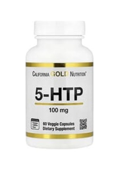 California Gold Nutrition, 5-htp, 100 Mg, 60 Vegetable Capsules Aromasız