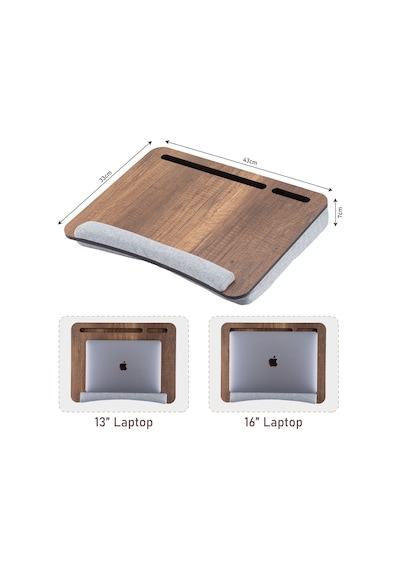 Vigo Wood - Minderli Laptop Sehpası 13" Ve 15.6" Vigo Wood - Minderli Laptop Sehpası 13" Ve 15.6"
