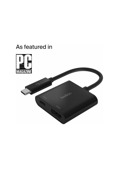 Belkin Usb-c-hdmi Adaptörü Şarj Cihazı Avc002btbk,4k Uhd Videoyu,