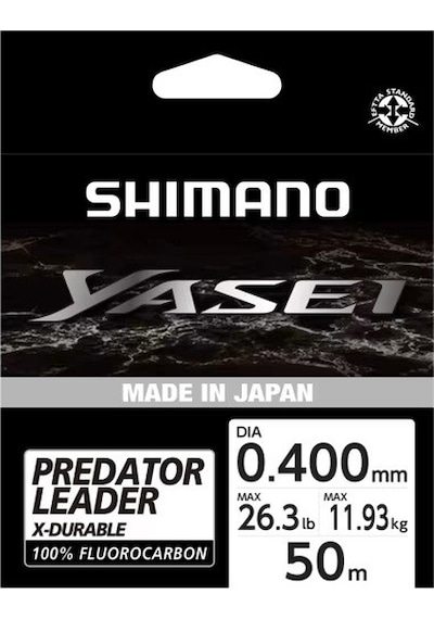 Shimano Misina Yasei Fluoro Leader 50m 0.40mm 11.93kg Grey Standart
