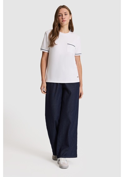 U.S. Polo Assn. U.s. Polo Assn. Kadın Beyaz Tişört Basic 50323552-vr013