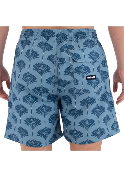 Hurley Hurley Volley Icon Printing Press Arbore Erkek Astarsız Boardshort 2241 Mavi