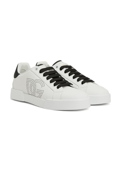 Dolce & Gabbana White Portofino Sneakers Beyaz