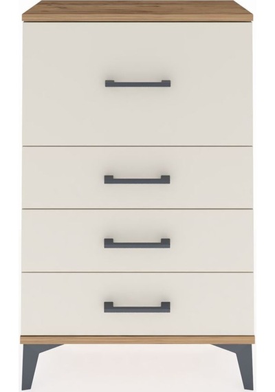 Arges Komodin 4 Çekmeceli 60x30x96 Çam-aytaşı Atlas Çam