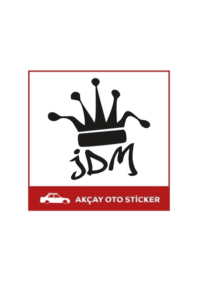 Taç Jdm Sticker Taç Sticker Oto Sticker Taç Araba Sticker (228071824)