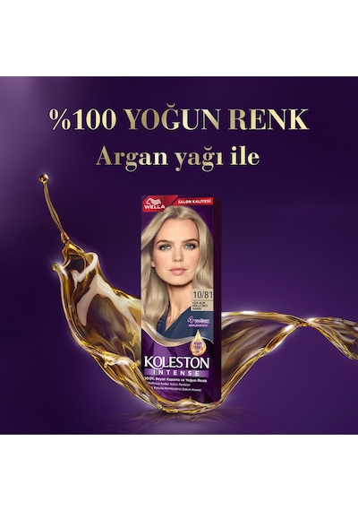 Koleston Intense Saç Boyası 10/81 Çok Açık Küllü İnci Sarısı