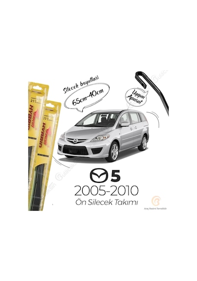 Mazda 5 Silecek Takımı 2005-2010 İnwells Hibrit