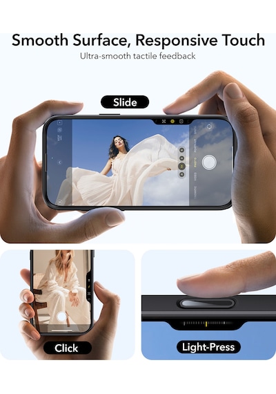 Esr Apple Uyumlu iPhone 16 Pro Max Halolock Mag Safe Classic Hybrid Stantlı Silikon Kılıf - Kamera Kontrol Buton Buzlu Siyah Esr Apple Uyumlu iPhone 16 Pro Max Halolock Mag Safe Classic Hybrid Stantlı Silikon Kılıf - Kamera Kontrol Buton Buzlu Siyah