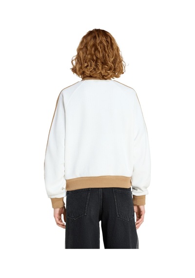 Kr0062-k Adidas Velour Knıt Tt Kadın Ceket Beyaz Kr0062-k Beyaz