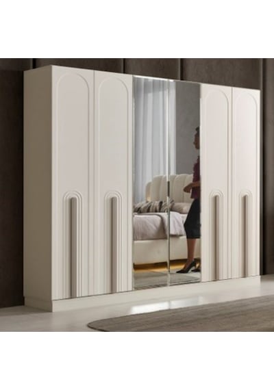Toledo Mdf 6 Kapılı Dolap Aytaşı