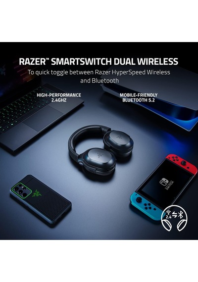 Razer Barracuda X - Kablosuz Çoklu Platform Oyun Ve Mobil Kulaklı