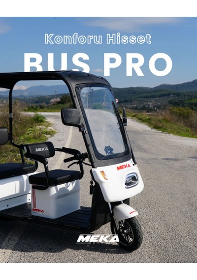 Meka Bus Pro 2000 Watt Akülü Otobüs Araba Beyaz